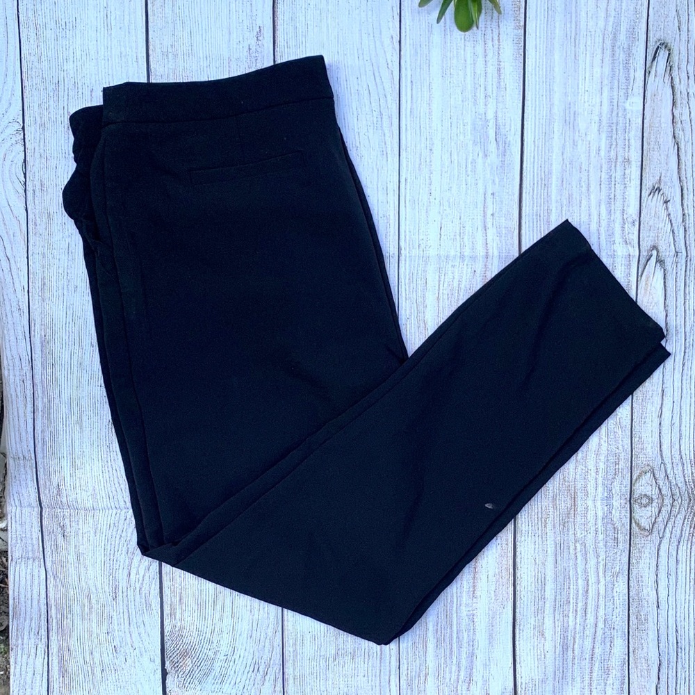 Charlotte Russe Black Skinny Pants pockets ruffle